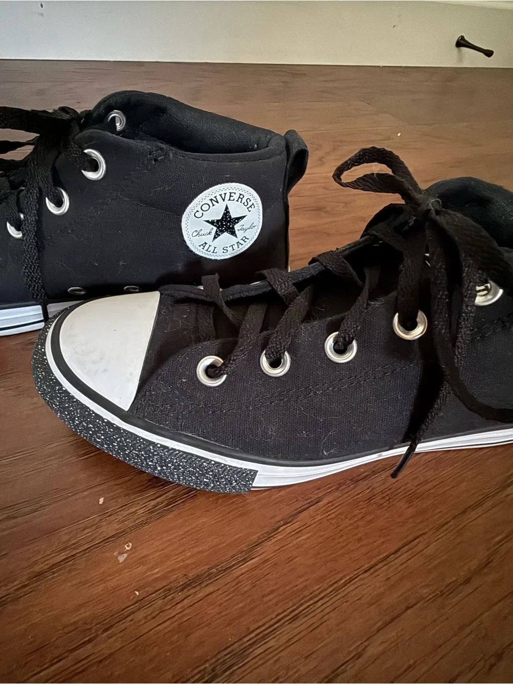 Converse Kids Black High Top Chuck Taylor Sneakers